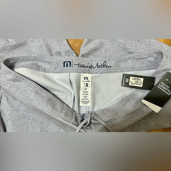 Travis Mathew Buff Buddy Unlined Gray Board Shorts /Swim Shorts - Picture 3 of 6